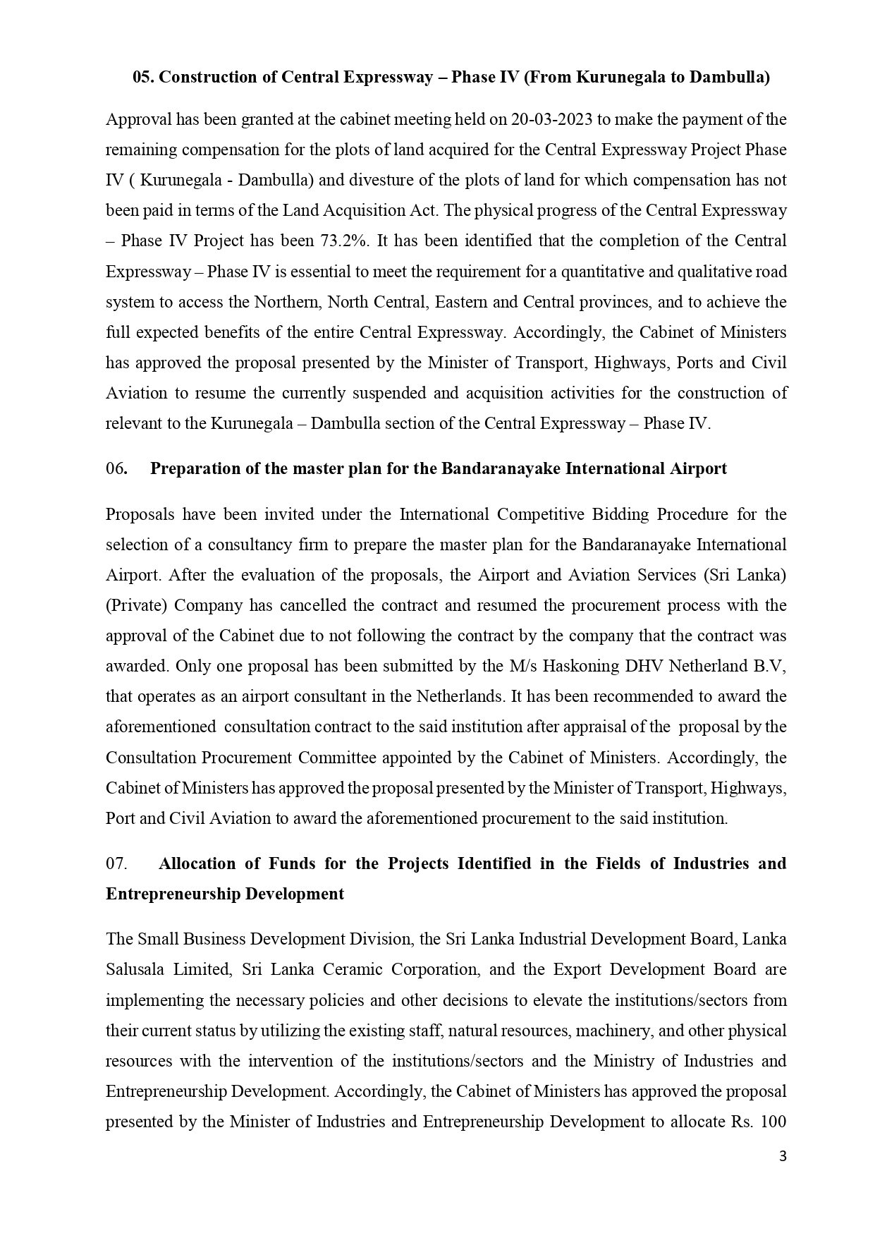 Cabinet Decisions on 09.06.2025 E page 0003