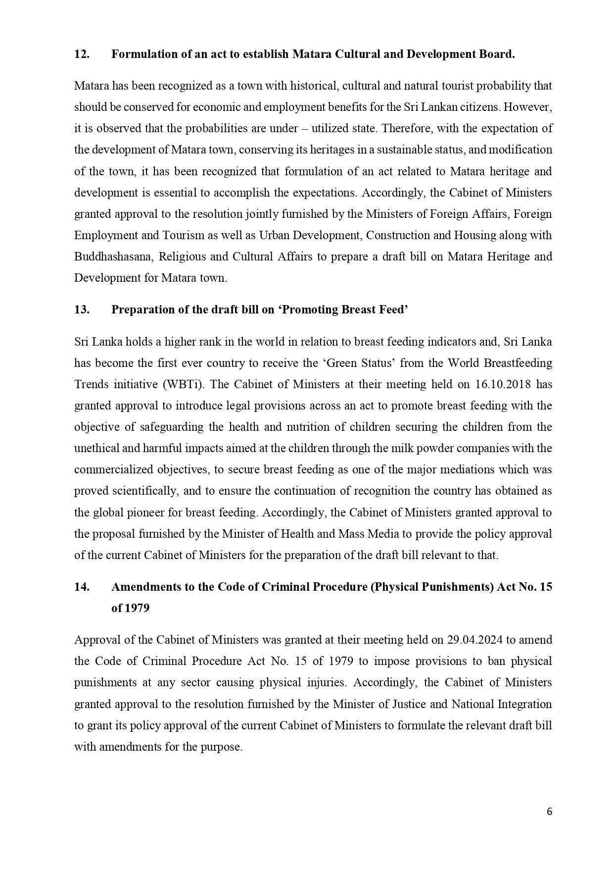 Cabinet Decisions on 09.06.2025 E page 0006